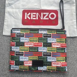 Kenzo nylon clutch